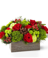 Bundled Up Christmas Centerpiece Premium