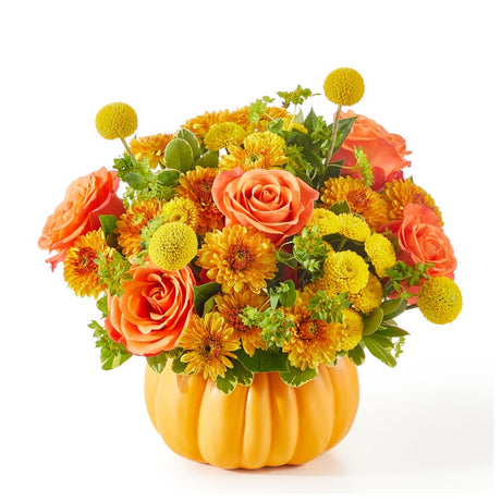 FTD Gourdgeous Pumpkin Bouquet - Deluxe