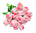 Pink silk tulip bouquet