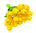 Yellow silk tulip bouquet