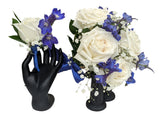 Roses and Delphinium Prom Flower Package - Standard