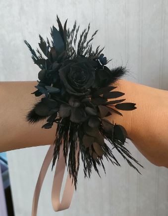 Silk Green Orchid Boutonniere
