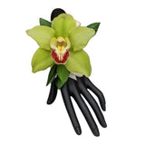 Mink Elegance Corsage - Green Orchid